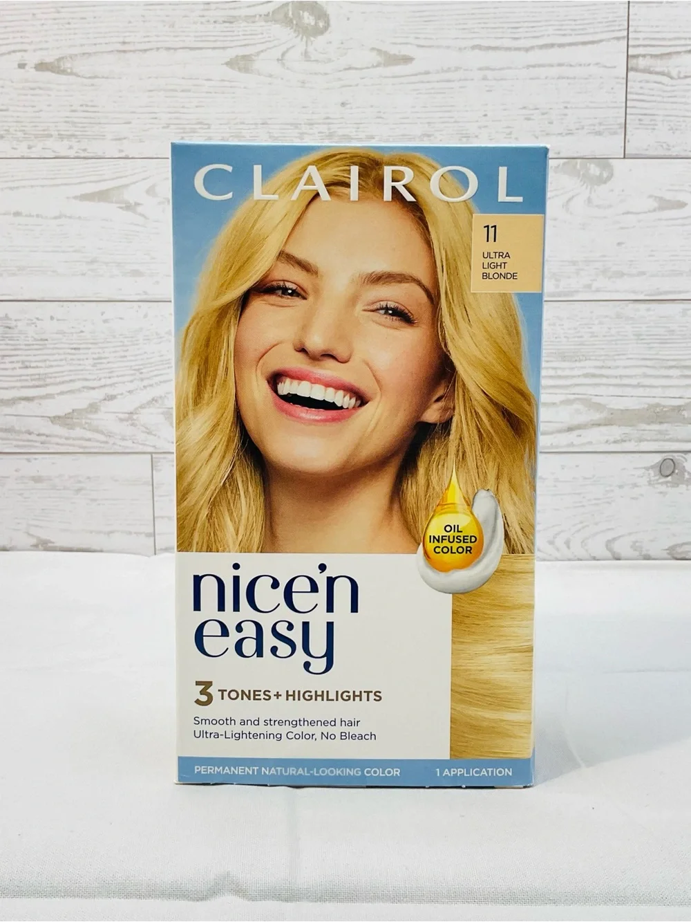 Clairol Nice ‘n Easy Permanent Hair Color Dye, 11 Ultra Light Blond
